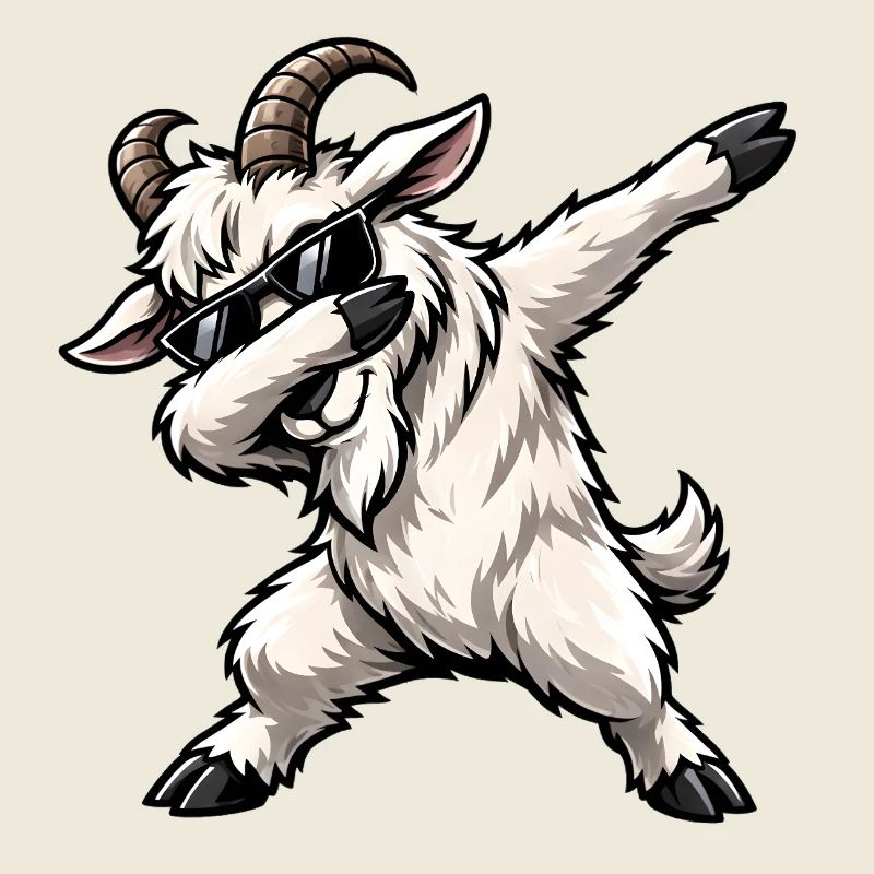 Dabbing Goat