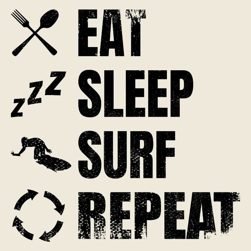 Lustiger Surfer Spruch