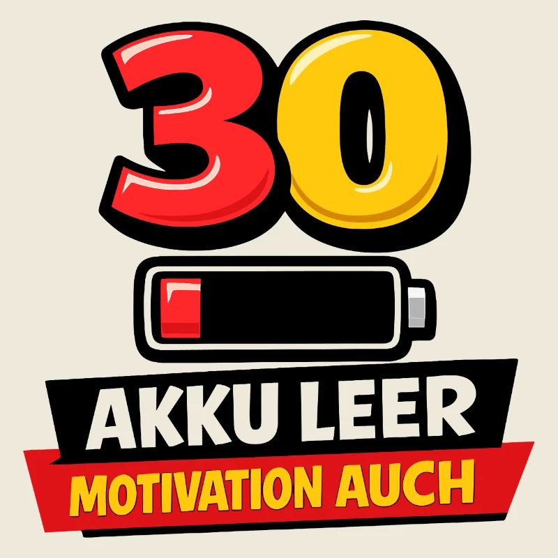30 Motivation Auch – Bunte Motivationsgrafik