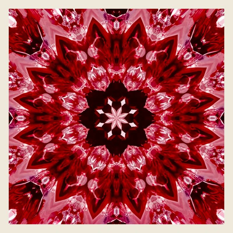 Kaléidoscope du Mandala Rouge