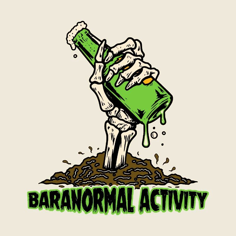 BARANORMAL ACTIVITY - humour bière et zombie
