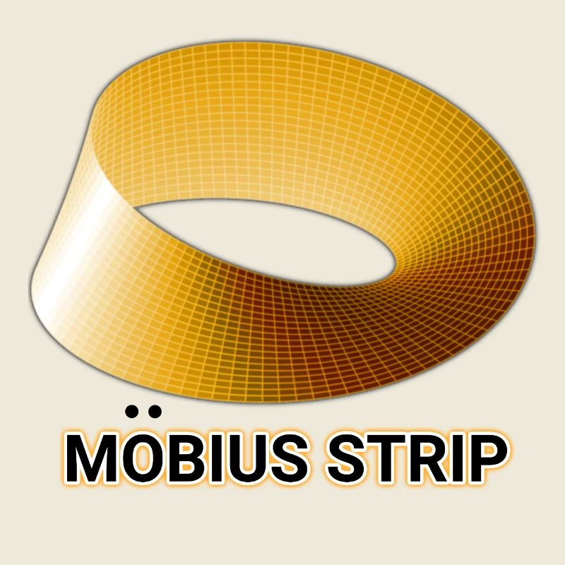 Ruban de Möbius Doré