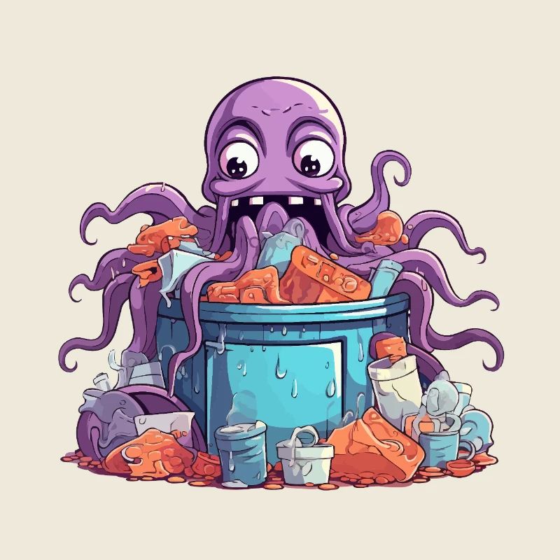 Kraken Pourpre dans le Chaos des Seaux