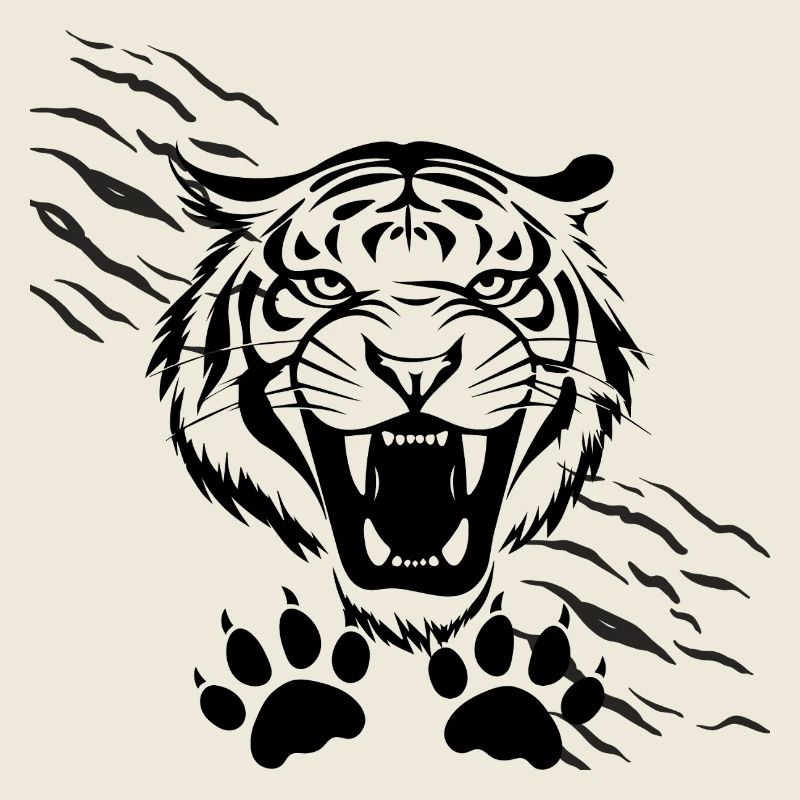 Arched Shadows and Tiger