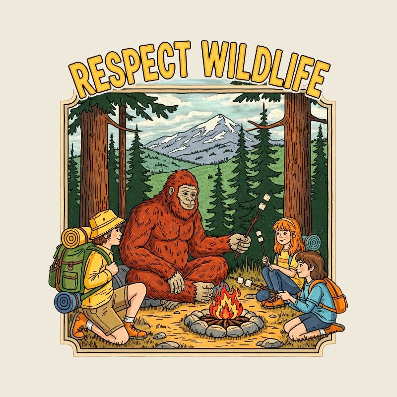 Respect de la faune, feu de camp Bigfoot