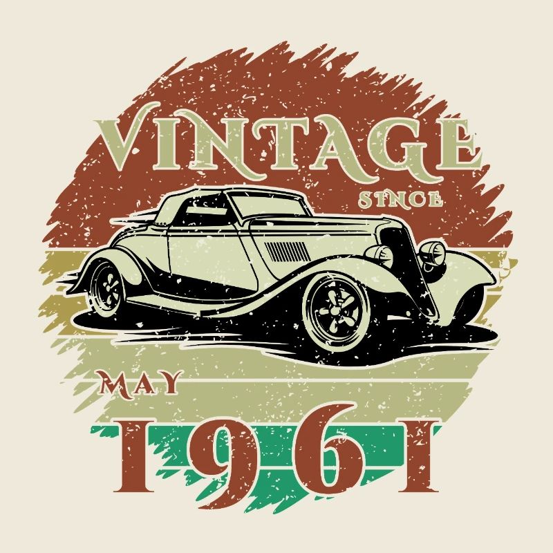 65. Geburtstag - Klassiker - Vintage since 05/1961