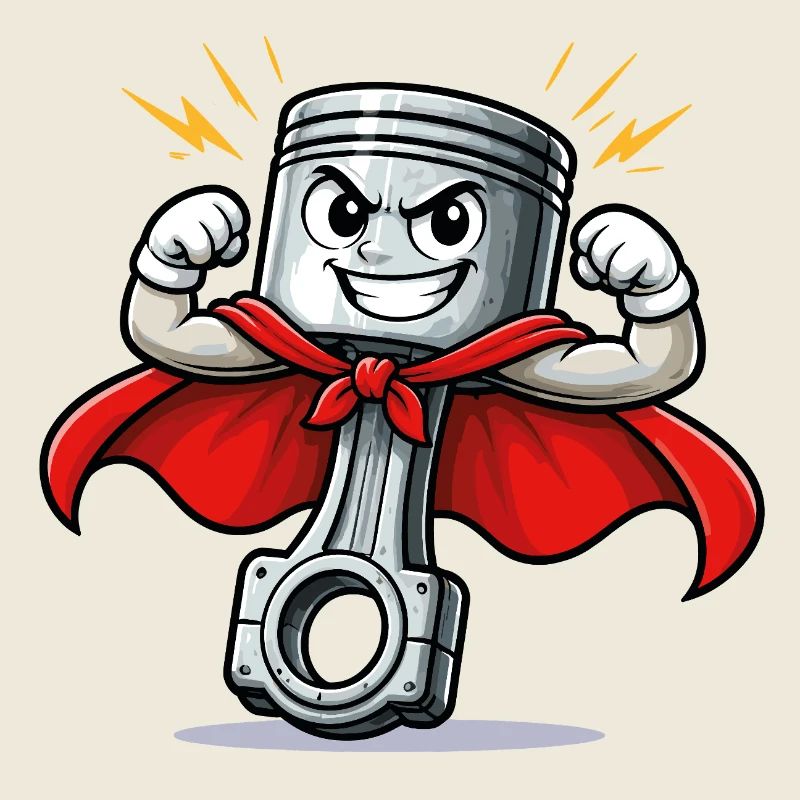 Mechanikers Superheld Piston