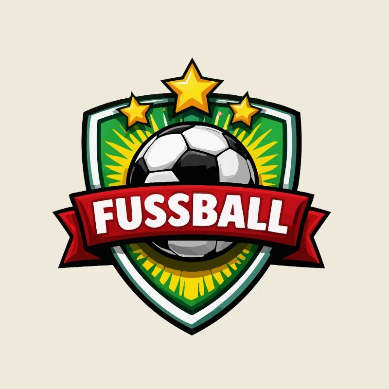 Fussball Shield mit Banner