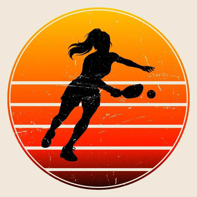 Conception d’athlète de pickleball pour les fans de matchs de pickleball
