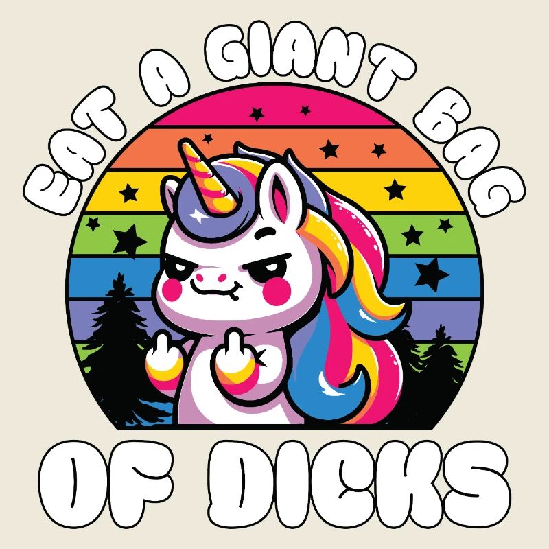 Rainbow Unicorn Power Motif
