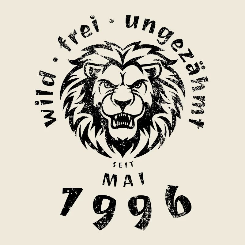 30. Geburtstag Wild, frei, ungezähmt seit 05/1996