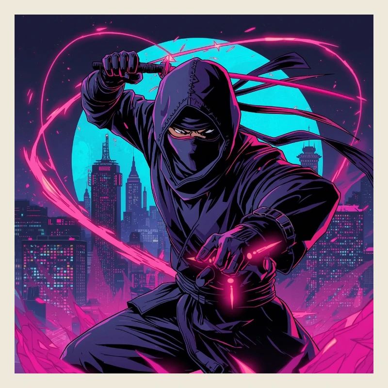 Ninja Neon: Urban Energy Storm