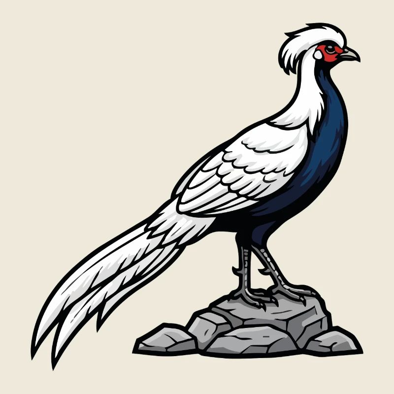 Silver Pheasant Majestic Wild Chic