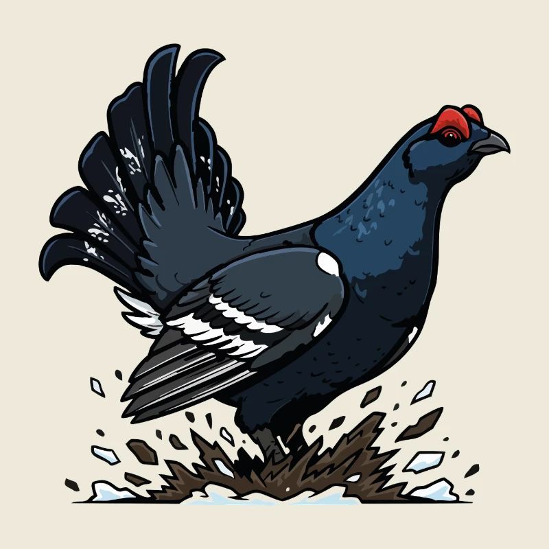 Black Grouse from the Wild Nature Collection