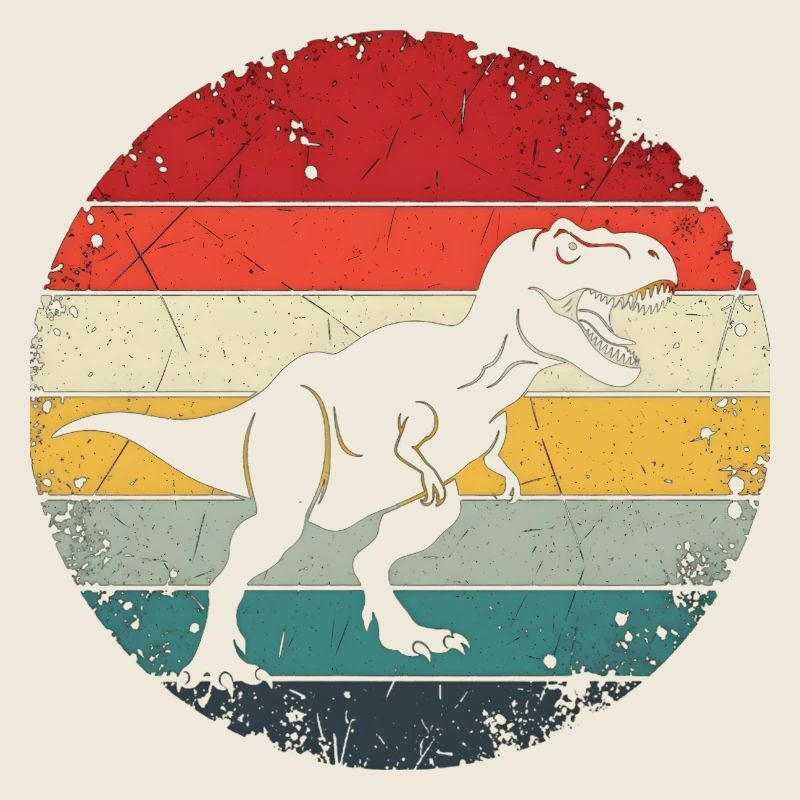 Dinosaurier-Geschenk – Retro-Dinosaurier-Dino-Dinosaurier