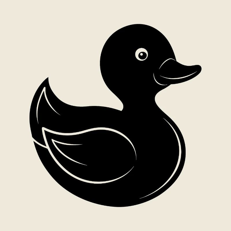 Canard en caoutchouc