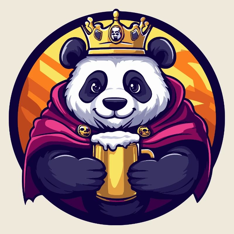 Panda Beer Funny
