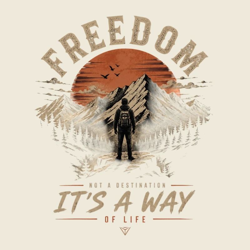 FREEDOM IT'S A WAY Bergwanderer