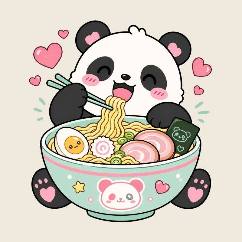 Kawaii Panda Ramen