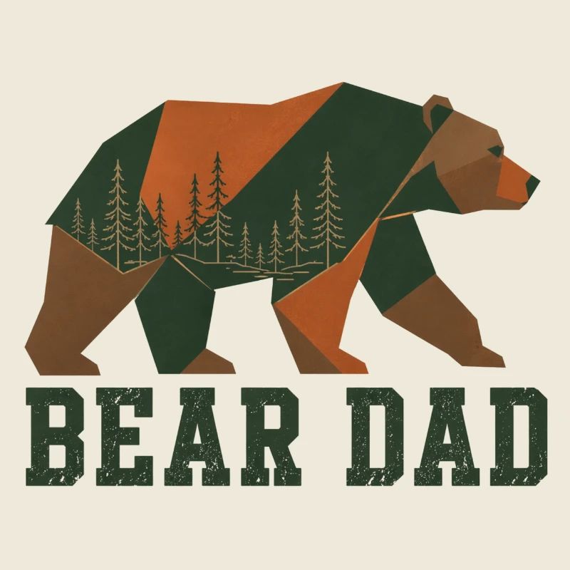 Bear Dad Wald