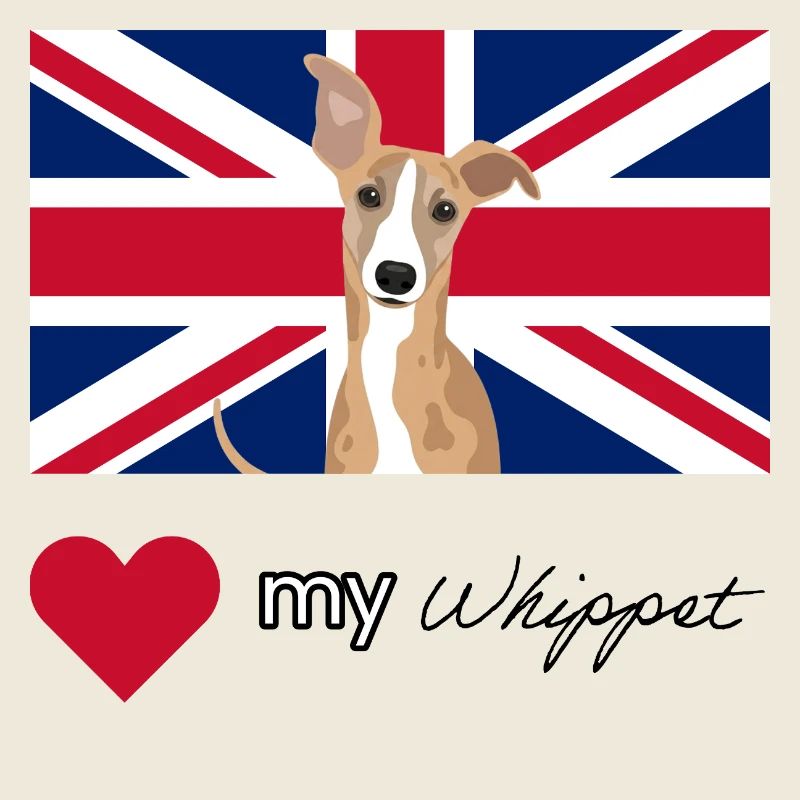 LUVMYWHIPPET (Schwarz)