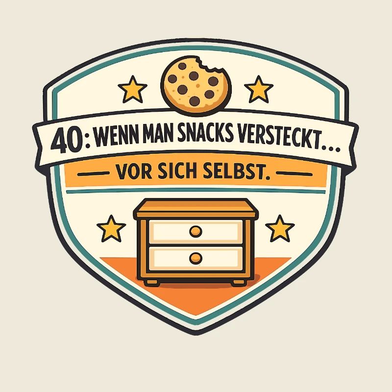 40er Snackversteck Badge