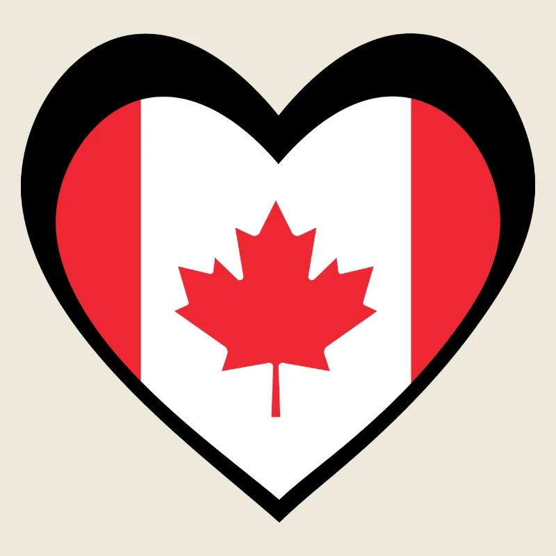 Black Maple Heart – Bold Modern Canada