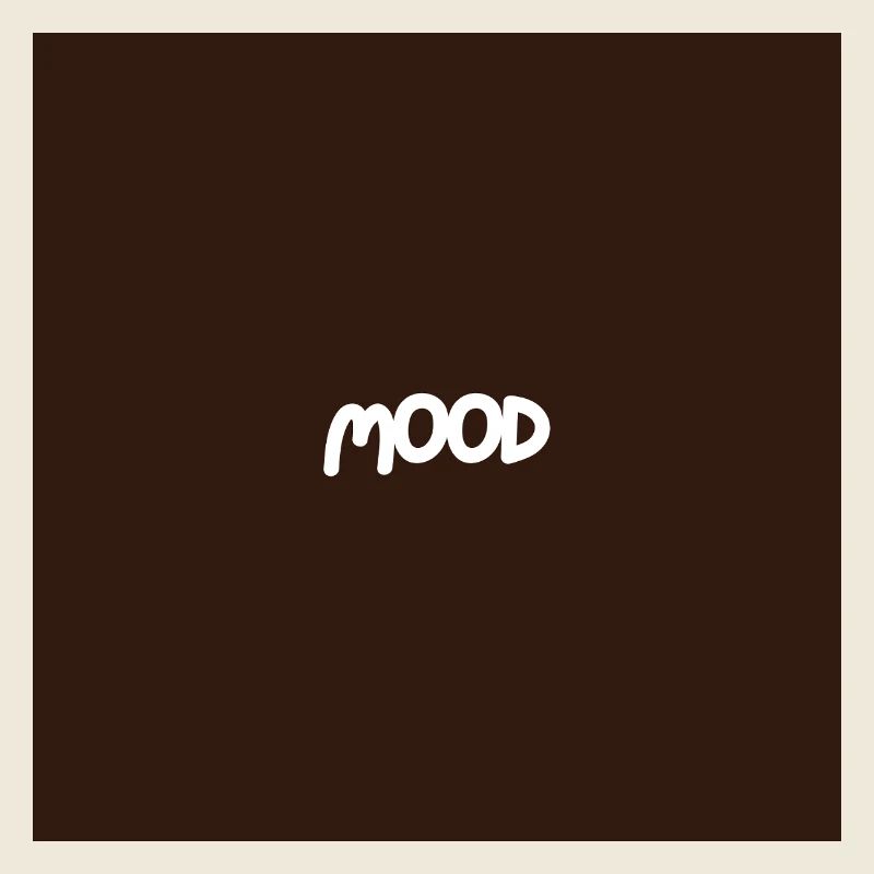 "MOOD" Grafik-T-Design