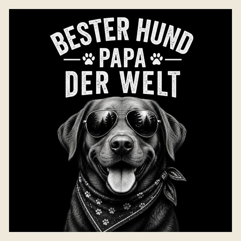Bester Hund Papa der Welt – Lustiges Hunde Design