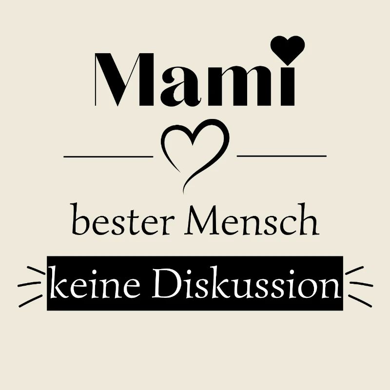 Mami bester Mensch Herz- Geschenk