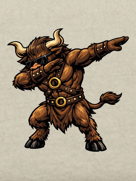 Dabbing Minotaur