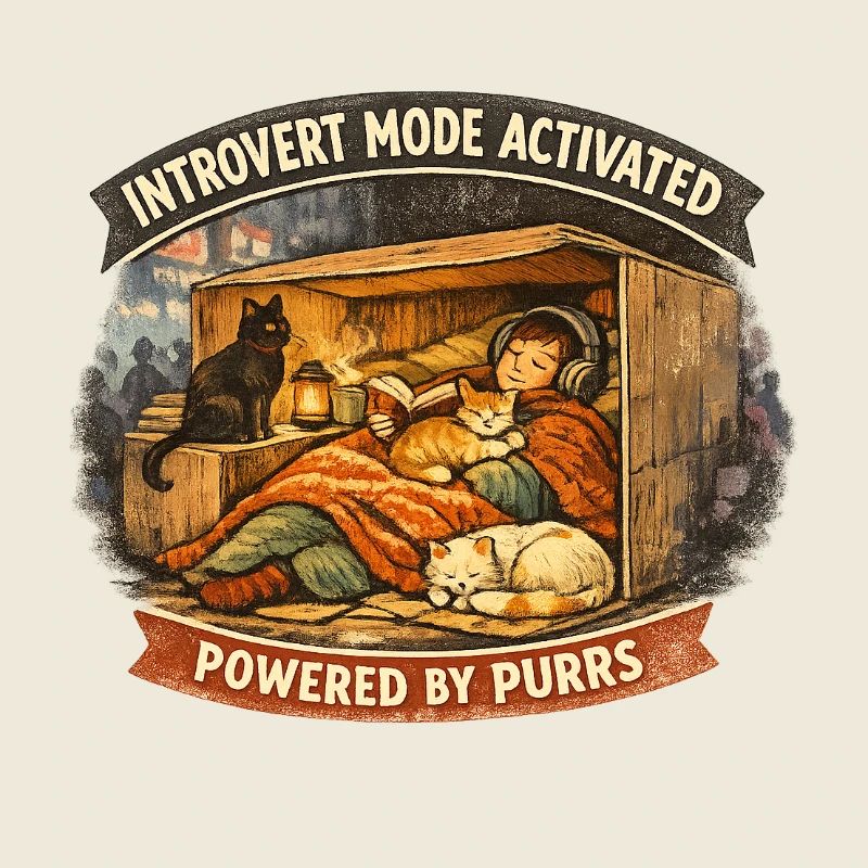 Mode introverti activé Nuit Chaleureuse pour chat