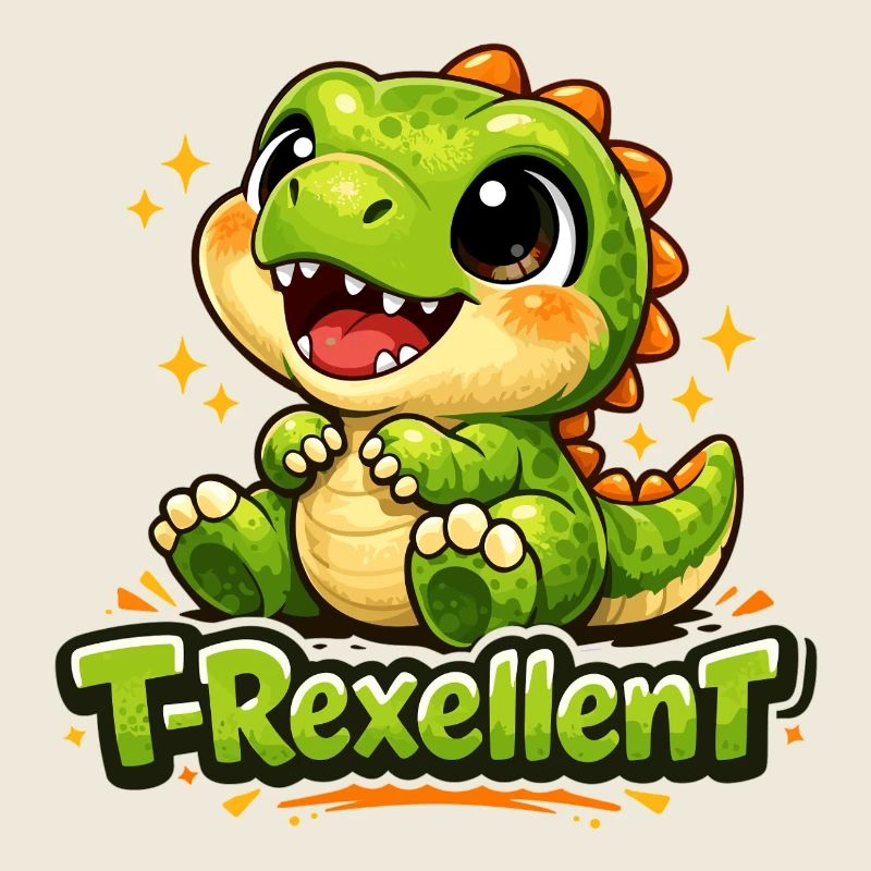Süßer Baby T-Rex T-Rexcellent Dino Wortwitz
