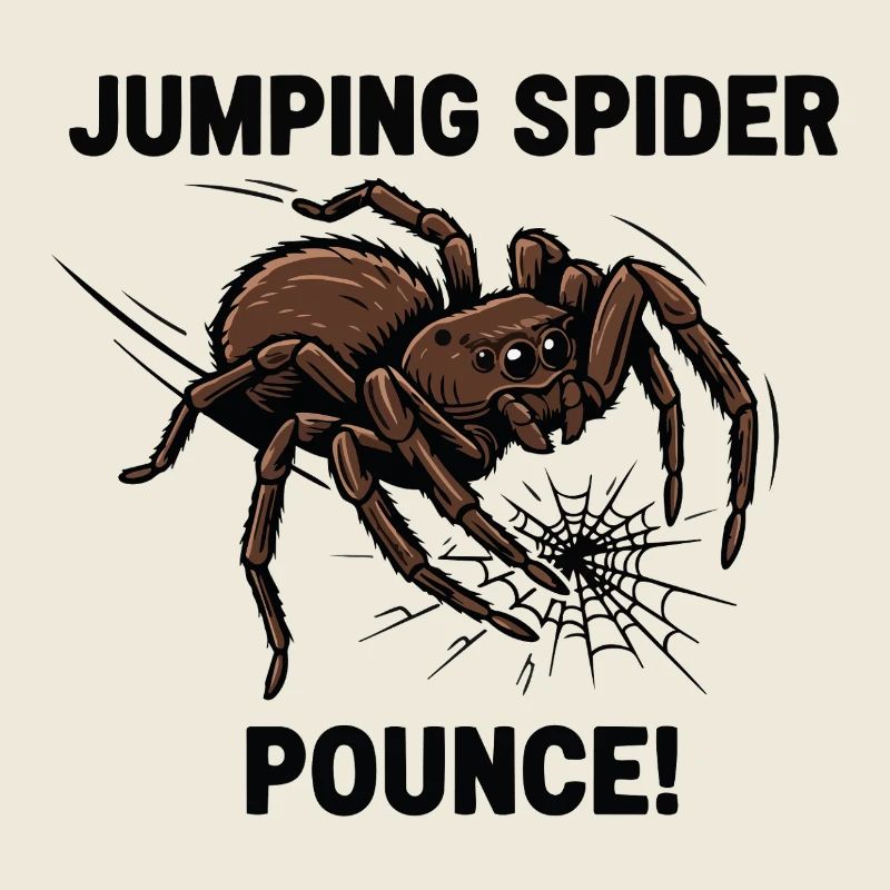 Araignée Sauteuse Pounce Jumping Spider