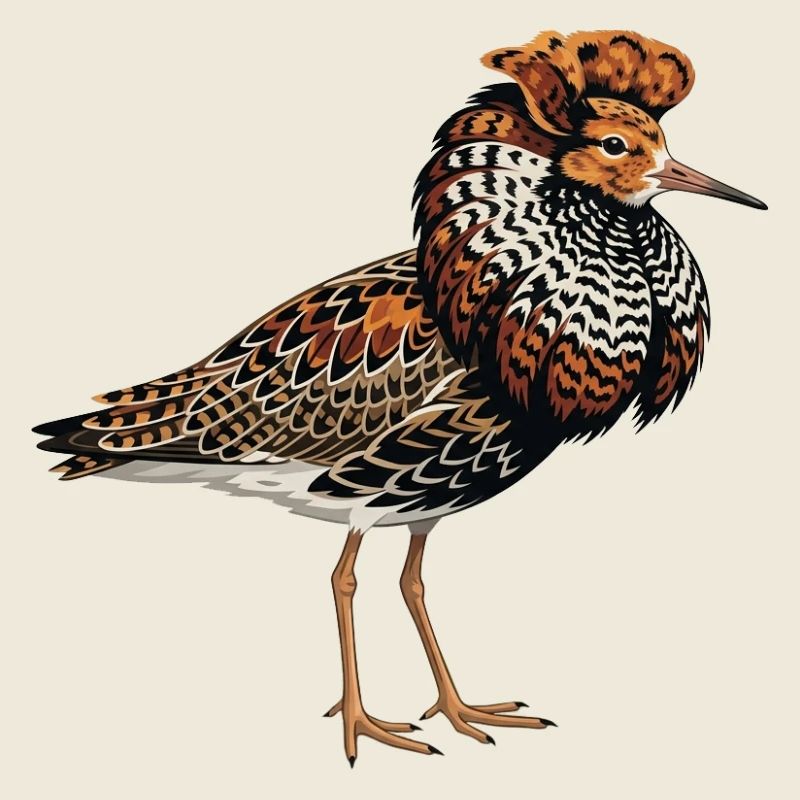 Kampflaeufer Calidris pugnax