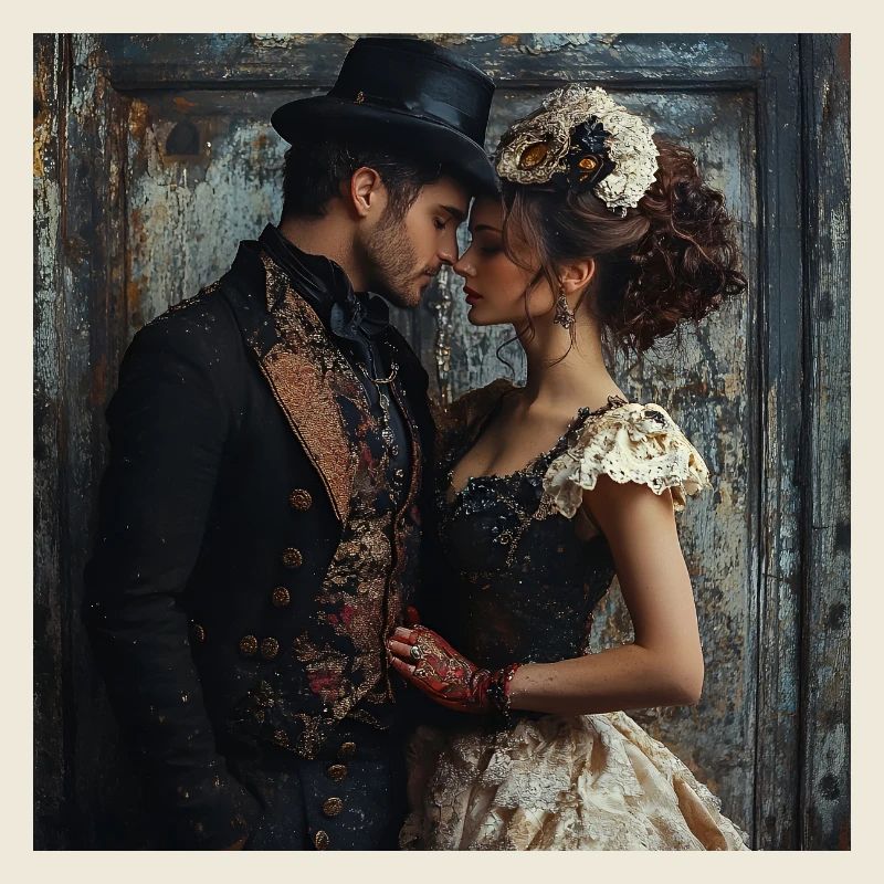 Victorian Mask Romanticism