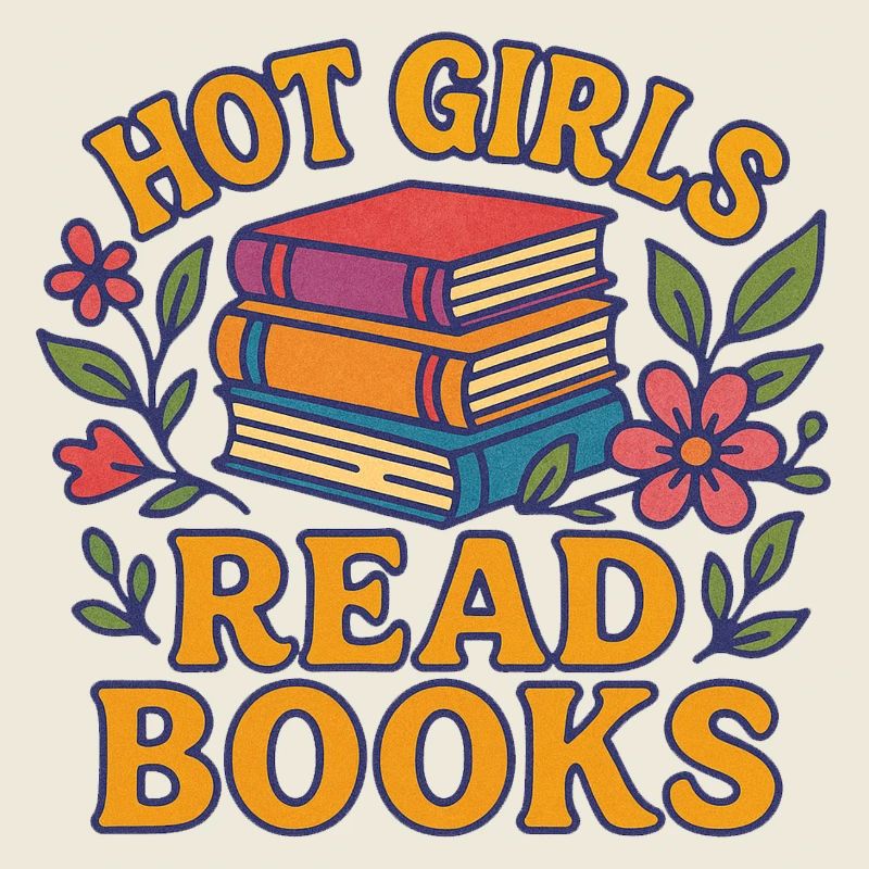 Heiße Mädchen lesen Bücher