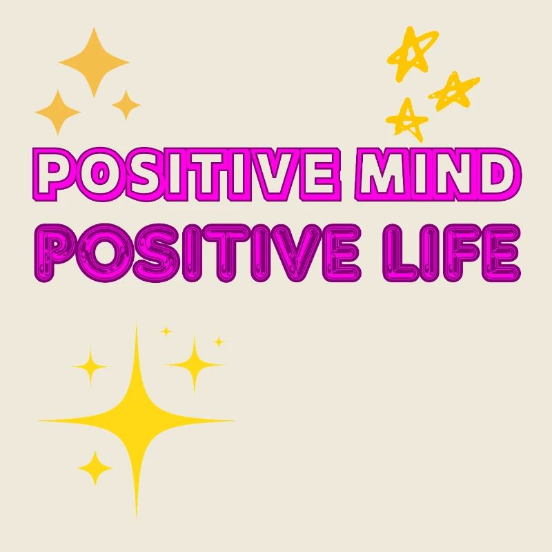 Positive Mind Positive Life Geschenkidee 