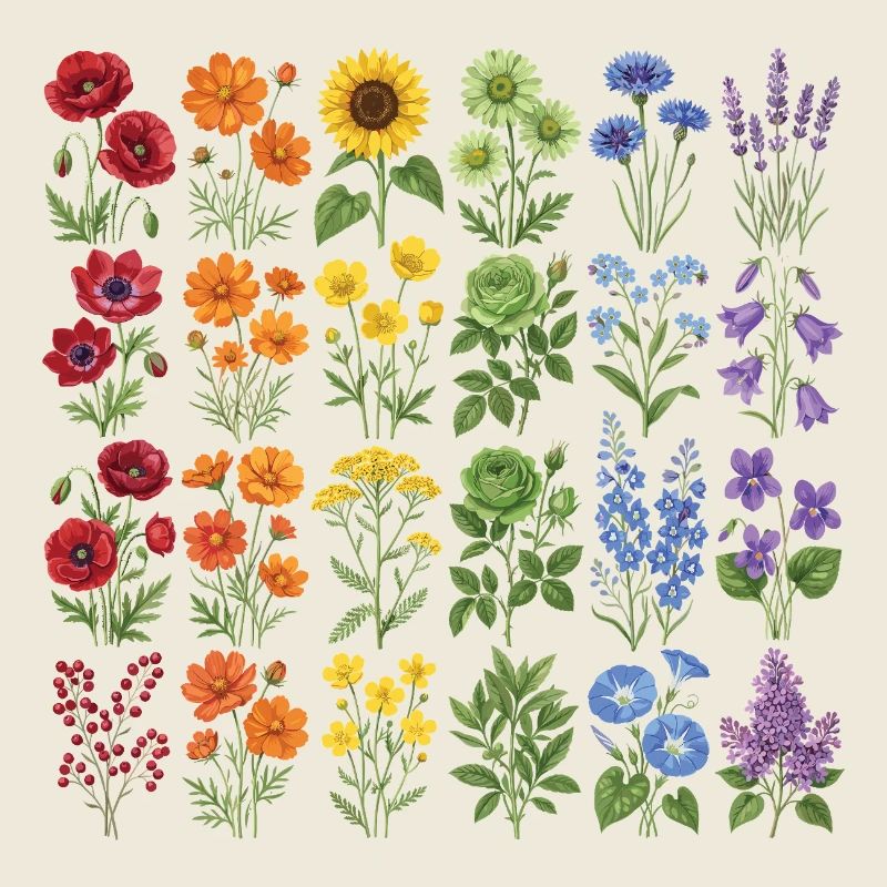 LGBTQ-Pride-Monat – Regenbogenblumen