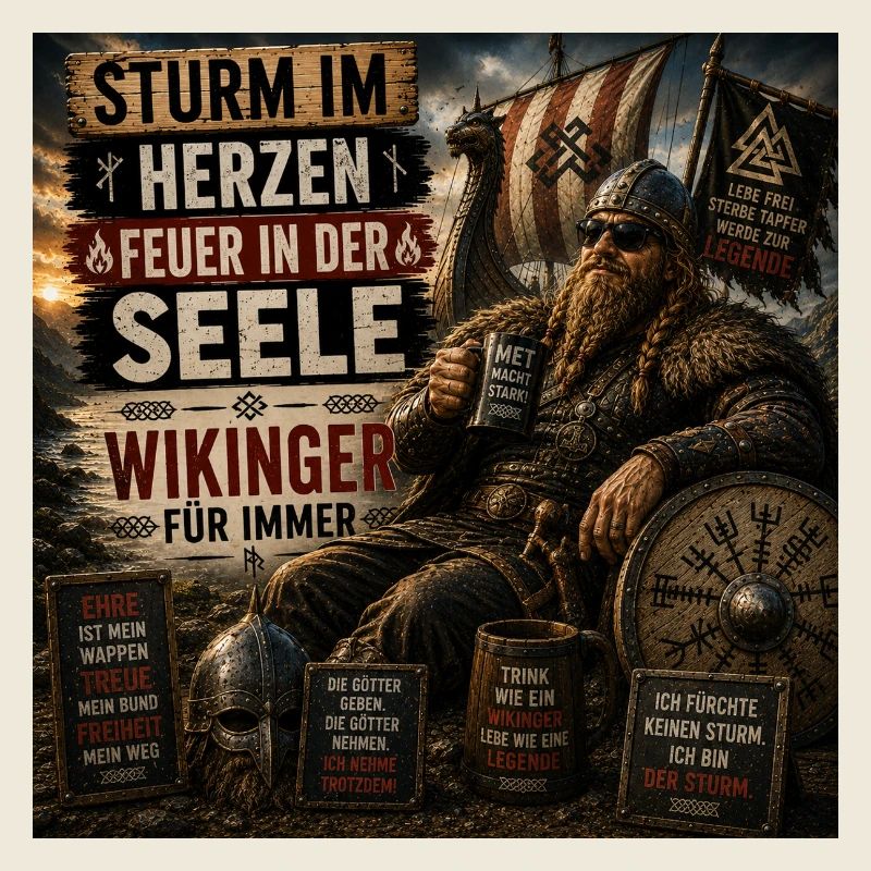 Sturm im Herzen Wikinger Für Immer