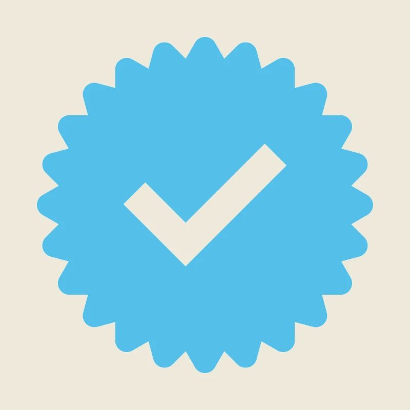 Blue Tick Abzeichen