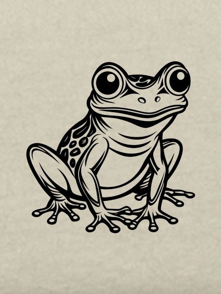 Cute frog