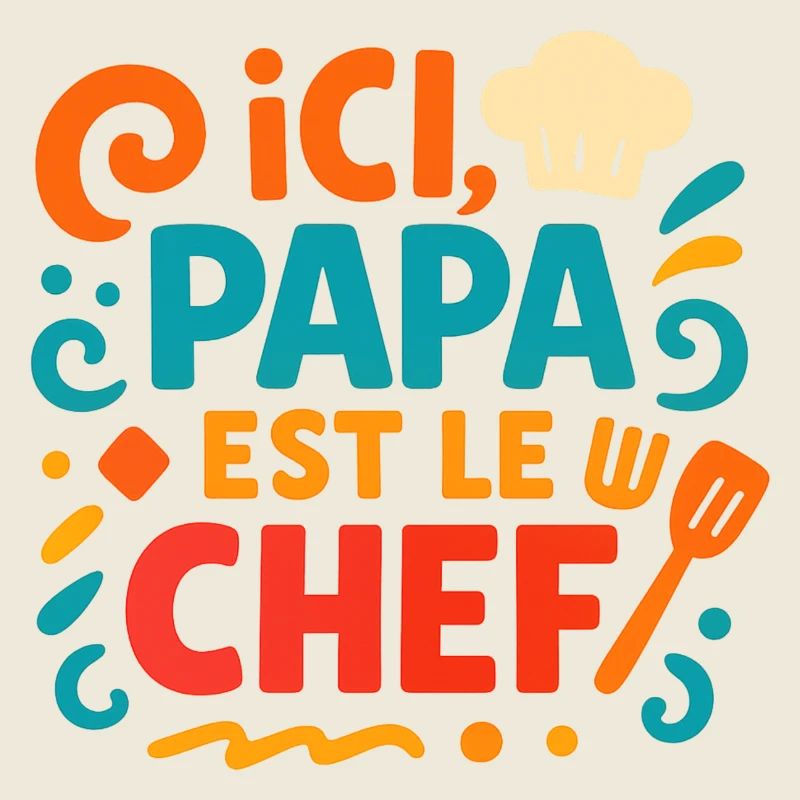 Papa est le chef – design cuisine