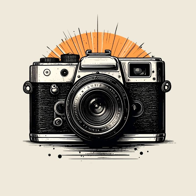 Caméra rétro Sunburst