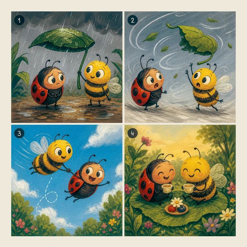 Ladybug und Bee: Ein süßer erster Moment