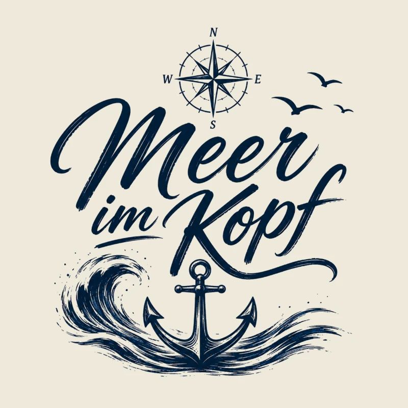Meer im Kopf- Maritime Mode mit Anker