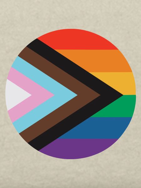inklusive Pride-Flagge