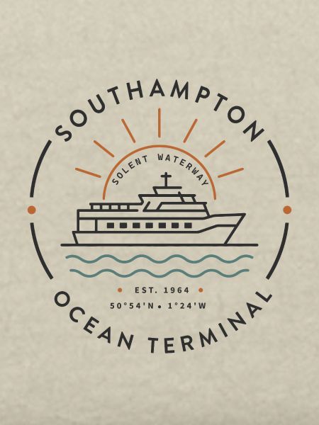 Southampton Ocean Terminal Maritime Abzeichen