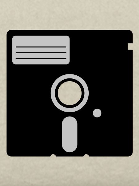 retro floppy disk