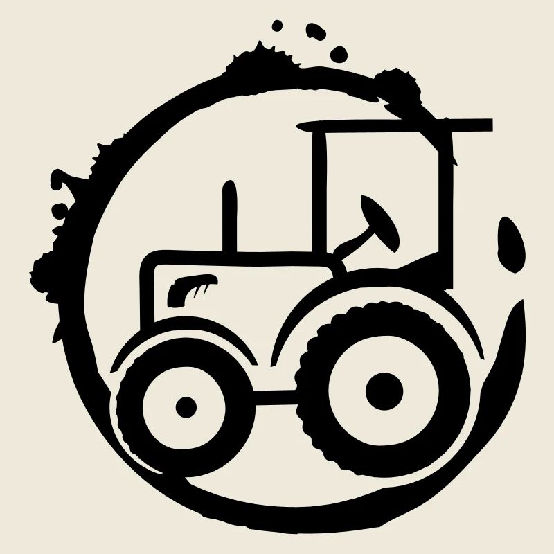 Traktor Patch Graffiti für Trecker Fans